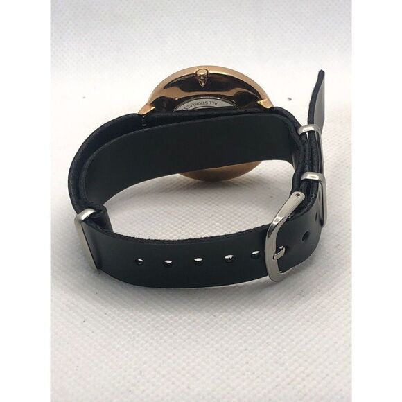 Skagen SKW2688 Women's Black Leather Analog White Dial Quartz Wrist Watch KS426 - Picture 9 of 9